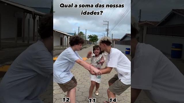 Qual a soma das nossas idades? ️️ Qual a soma das nossas idades? ️️