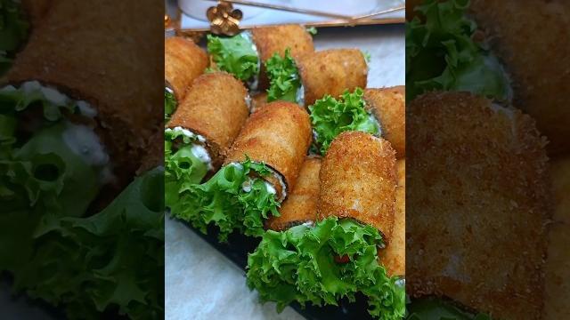 Рулетики из баклажанов./самые вкусные/ baqlajonli rulet zakuska Рулетики из баклажанов./самые вкусные/ baqlajonli rulet zakuska