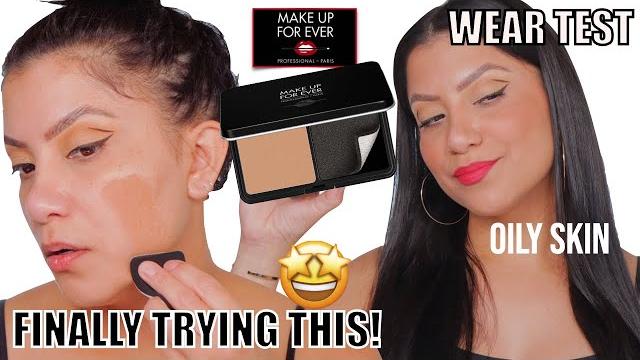 Make up for ever velvet skin powder foundation review + wear test *oily skin* | magdalinejanet Make up for ever velvet skin powder foundation review + wear test *oily skin* | magdalinejanet