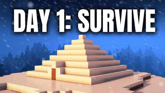 Surviving minecraft's coldest wasteland Surviving minecraft's coldest wasteland