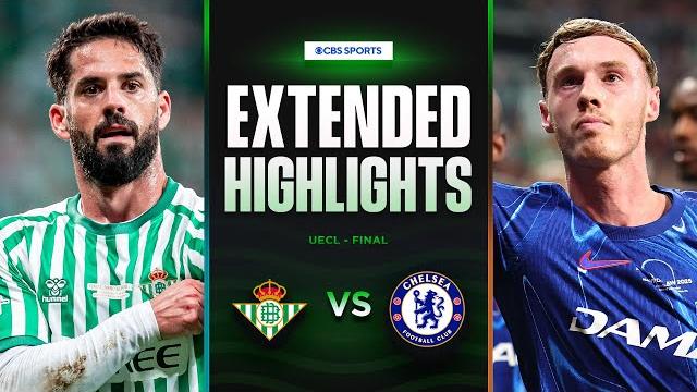 Real betis vs. chelsea: extended highlights conference league final | cbs sports golazo Real betis vs. chelsea: extended highlights conference league final | cbs sports golazo