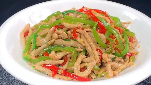 The recipe for delicious shredded pork with green peppers is revealed! learn this trick and you can The recipe for delicious shredded pork with green peppers is revealed! learn this trick and you can