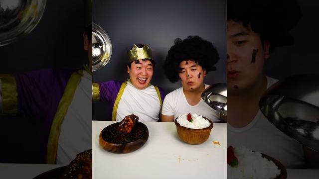 Asmr mukbang mara squid enoki mushrooms, pork belly | tiktok funny videos | huba #shorts Asmr mukbang mara squid enoki mushrooms, pork belly | tiktok funny videos | huba #shorts