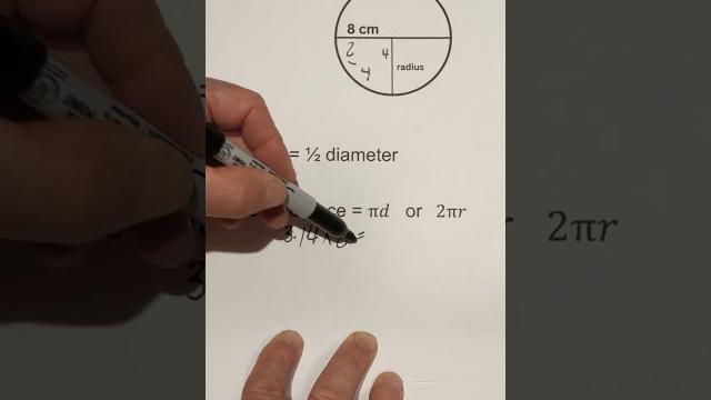 Circumference of a circle #shorts Circumference of a circle #shorts