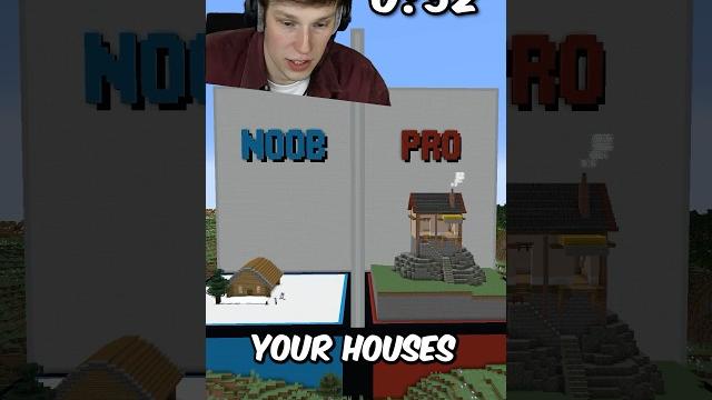 Noob vs pro build battle! (house) Noob vs pro build battle! (house)