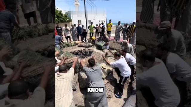Why are dubai sheikhs burying bags in the ground Why are dubai sheikhs burying bags in the ground