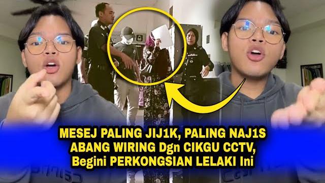 Mesej pal1ng j1j1k, paling n4j1s abang wiring dgn cikgu cctv!! begini perkongsian lelaki ini Mesej pal1ng j1j1k, paling n4j1s abang wiring dgn cikgu cctv!! begini perkongsian lelaki ini
