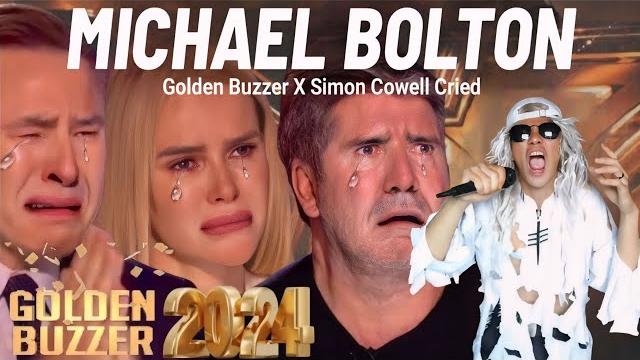 Golden buzzer american got talent how beutiful is this man's voice singing the song michael bolton Golden buzzer american got talent how beutiful is this man's voice singing the song michael bolton