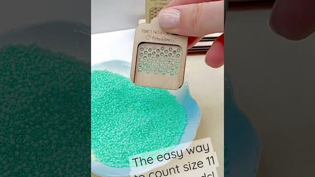 Threadabead size 11 delica bead counters #beading #beads #beadwork #miyukibeads #miyuki #bead Threadabead size 11 delica bead counters #beading #beads #beadwork #miyukibeads #miyuki #bead