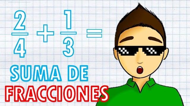 Suma de fracciones con diferente denominador super facil Suma de fracciones con diferente denominador super facil