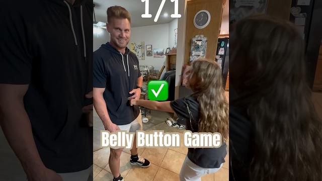 Belly button game! fun for the whole family #shorts Belly button game! fun for the whole family #shorts