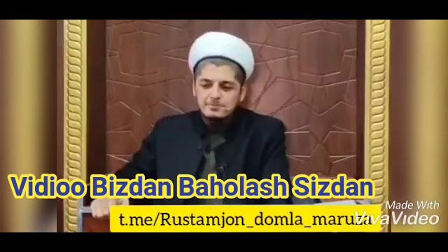 Rustamjon domla maruzalari Rustamjon domla maruzalari