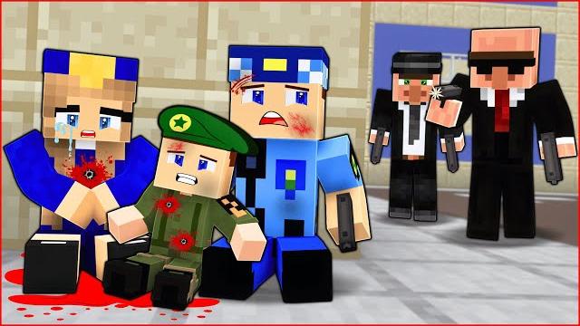 Kerem komi̇ser ve ai̇lesi̇ vuruldu! - minecraft Kerem komi̇ser ve ai̇lesi̇ vuruldu! - minecraft
