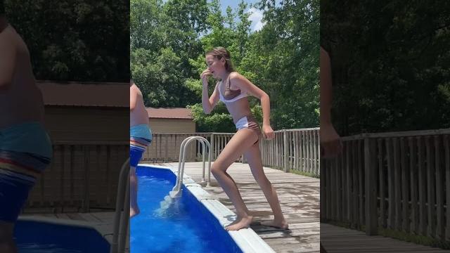 Just a day at the pool Just a day at the pool