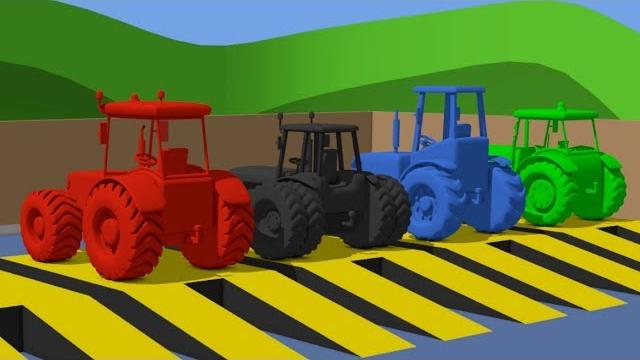 Tractor and other stories about children's agricultural vehicles - video for kids - traktory bajki Tractor and other stories about children's agricultural vehicles - video for kids - traktory bajki