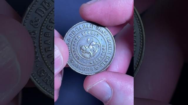 Half penny token #token #halfpenny #history Half penny token #token #halfpenny #history