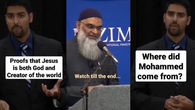 Jesus is both god and creator of the world|| nabeel answers shabir a|| where did mohammed come from? Jesus is both god and creator of the world|| nabeel answers shabir a|| where did mohammed come from?