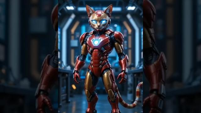 Iron cat: the ultimate fusion of feline and tech! #cat #ironcat #ironman #fusion #shorts #viralcat Iron cat: the ultimate fusion of feline and tech! #cat #ironcat #ironman #fusion #shorts #viralcat