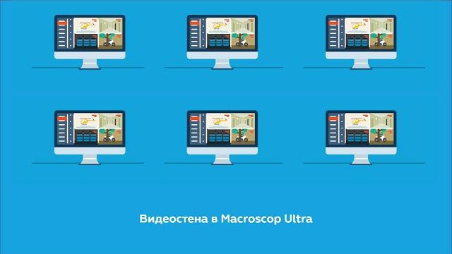 Видеостена в macroscop ultra 1.4 Видеостена в macroscop ultra 1.4