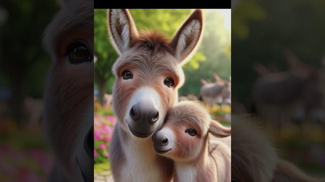 Cute donkey with his baby#cartoon #cartooncartoon #cartoonmovies #cartoonsong #cartoonvideo # Cute donkey with his baby#cartoon #cartooncartoon #cartoonmovies #cartoonsong #cartoonvideo #