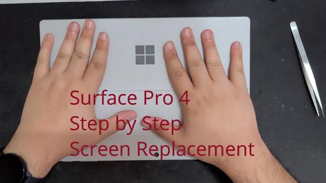 Microsoft surface pro 4 screen glass digitizer lcd replacement |professional easy step by step| Microsoft surface pro 4 screen glass digitizer lcd replacement |professional easy step by step|