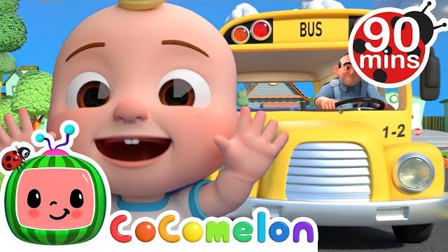 Wheels on the bus +baby shark & more popular @cocomelon animal cartoons for kids | funny cartoons Wheels on the bus +baby shark & more popular @cocomelon animal cartoons for kids | funny cartoons