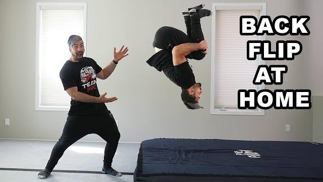 Learn how to backflip at home (easy tutorial for beginners) Learn how to backflip at home (easy tutorial for beginners)