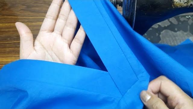 Scrub suit v neck || cutting and stitching in easy way|| Scrub suit v neck || cutting and stitching in easy way||