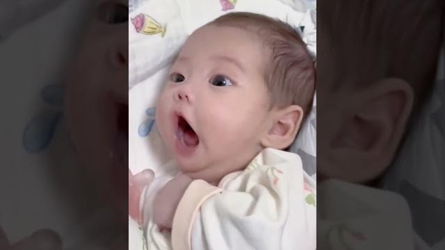 Baby is acting like mommy in make up lovely baby Baby is acting like mommy in make up lovely baby