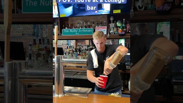 Pov: you’re at a college bar Pov: you’re at a college bar