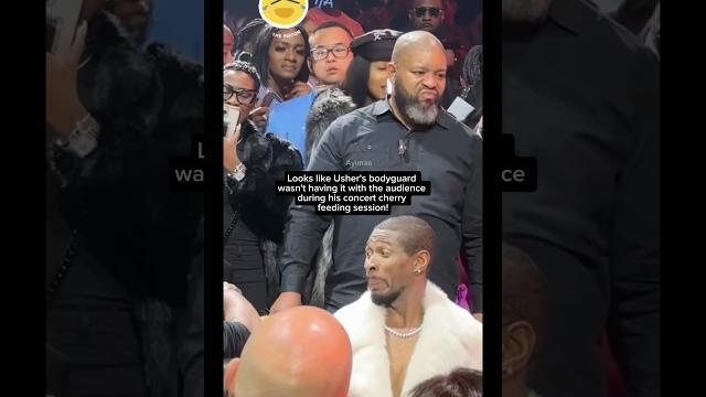 Usher’s bodyguard disgusted at the concert#usher #concert #cherryfeeding #fashion #bodyguard Usher’s bodyguard disgusted at the concert#usher #concert #cherryfeeding #fashion #bodyguard