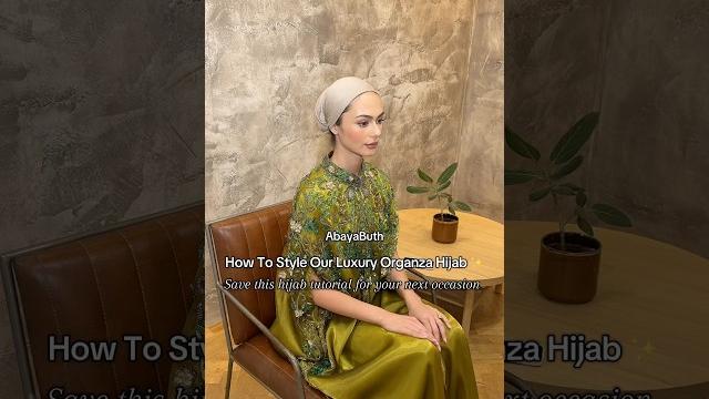How to style our luxury organza hijab How to style our luxury organza hijab
