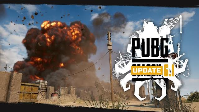 Pubg - patch report - update 6.1 Pubg - patch report - update 6.1