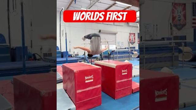 I made a world’s first #gymnast #olympics #sports #sport #worldrecord #olympic #gymnastics I made a world’s first #gymnast #olympics #sports #sport #worldrecord #olympic #gymnastics
