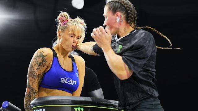 Epic women's welterweight clash | morgan frier vs lauren wise | power slap 10 - full match Epic women's welterweight clash | morgan frier vs lauren wise | power slap 10 - full match