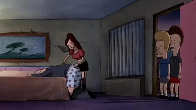 Mcvicker gets spanked - beavis and butt-head Mcvicker gets spanked - beavis and butt-head