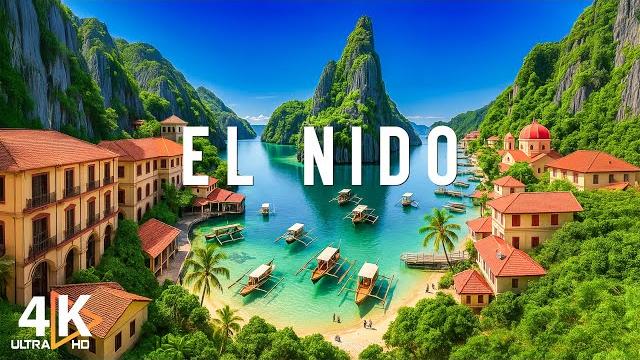 El nido, philippines 4k • exploring crystal clear waters, majestic cliffs, and unspoiled nature El nido, philippines 4k • exploring crystal clear waters, majestic cliffs, and unspoiled nature