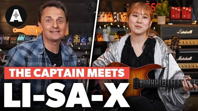 The captain meets li-sa-x! The captain meets li-sa-x!