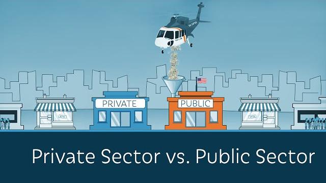 Private sector vs. public sector Private sector vs. public sector