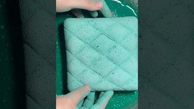 Teal green quilted pillow crush Teal green quilted pillow crush