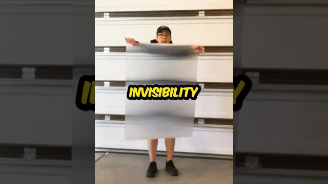 I bought an invisibility cloak I bought an invisibility cloak