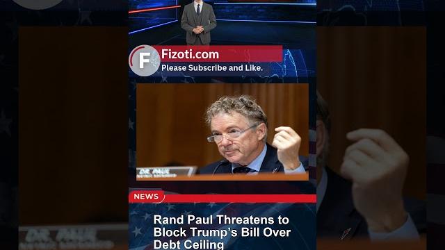 Rand paul opposes debt hike in trump bill Rand paul opposes debt hike in trump bill