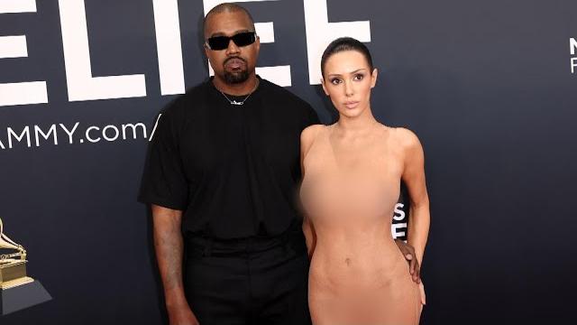 Bianca censori goes nude on grammys carpet with kanye west Bianca censori goes nude on grammys carpet with kanye west