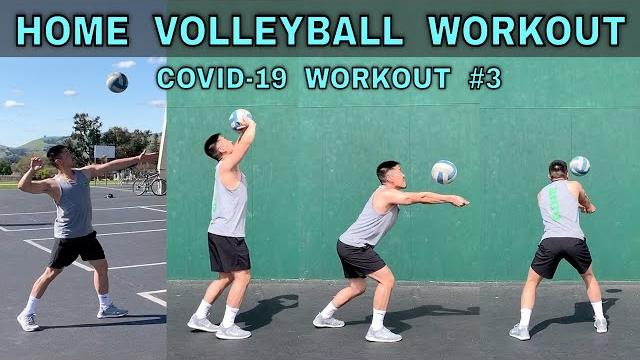 Home volleyball skills training | covid-19 workout part 3/6 Home volleyball skills training | covid-19 workout part 3/6