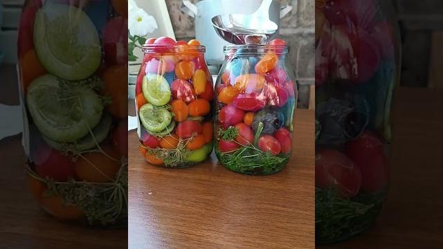 Вы удивитесь этому сочетанию.помидоры со словами. #маринованныепомидоры #консервация #помидоры Вы удивитесь этому сочетанию.помидоры со словами. #маринованныепомидоры #консервация #помидоры