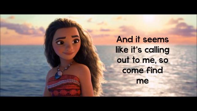 Moana how far i'll go lyrics auli'i cravalho Moana how far i'll go lyrics auli'i cravalho