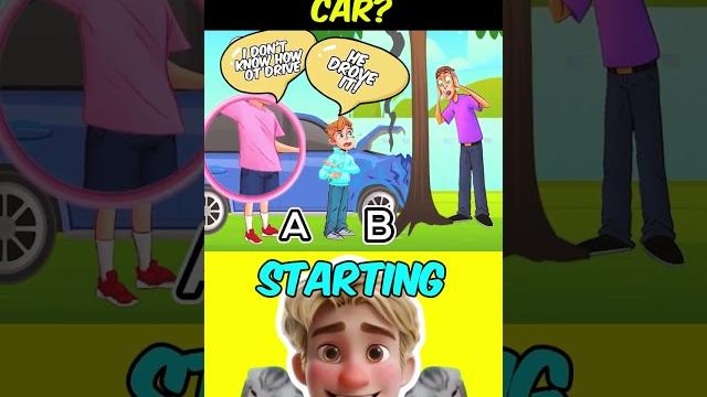Who crash the car? #riddles #quiz#riddle#riddlechallenge #quizzes #memes #funny#meme#animation Who crash the car? #riddles #quiz#riddle#riddlechallenge #quizzes #memes #funny#meme#animation