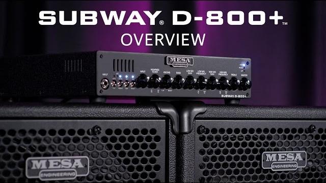 Mesa/boogie subway d800+ overview and demo video Mesa/boogie subway d800+ overview and demo video