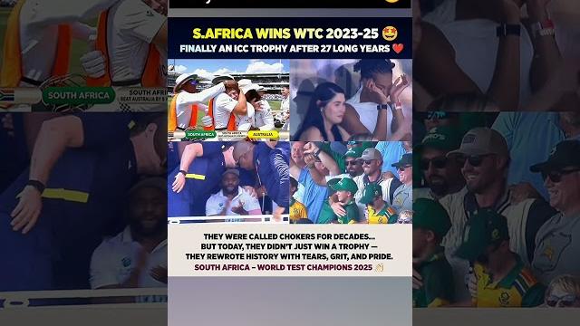 Congratulations south africa #wtcfinalchampion Congratulations south africa #wtcfinalchampion