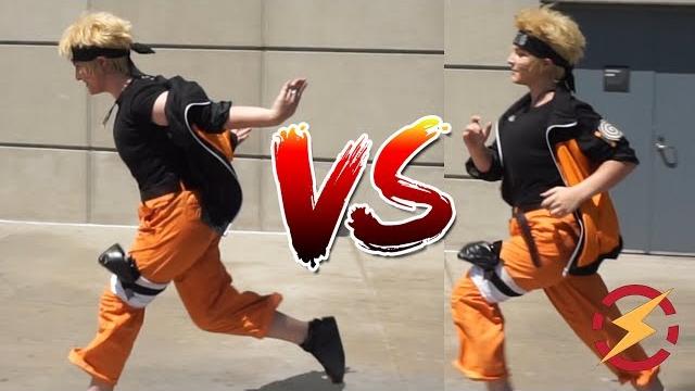 Does the naruto run make you faster?? (tested with cosplayers, surprising result!!!) Does the naruto run make you faster?? (tested with cosplayers, surprising result!!!)